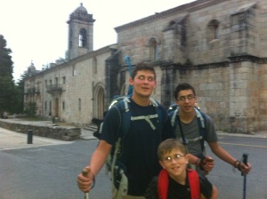 Andrés Zamora's boarding school is located in the old medieval pilgrim hospital! 